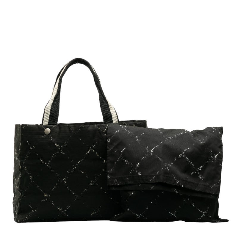 Chanel Nylon Tote Bag Black
