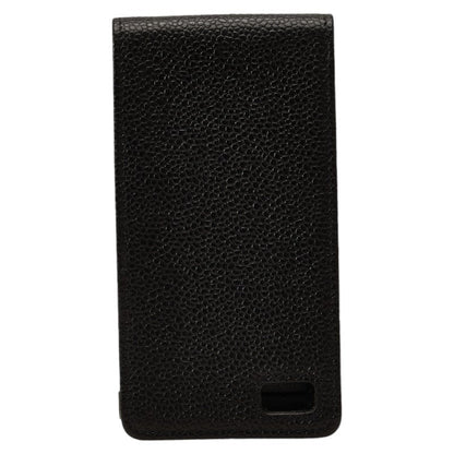 Chanel Caviar Skin Coco Mark iPhone 4 Case Black