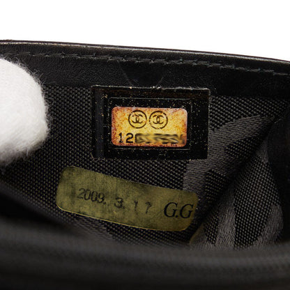 Chanel Cambon Line Coco Mark Leather Wallet