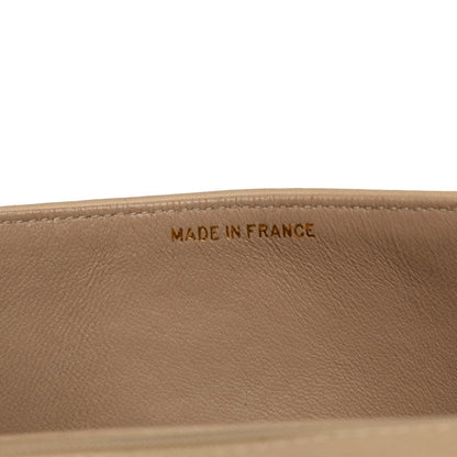 Chanel Beige Lambskin Coco Mark Shoulder Bag