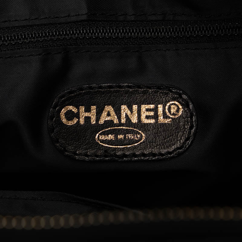 Chanel Caviar Skin Coco Mark Chain Tote Bag