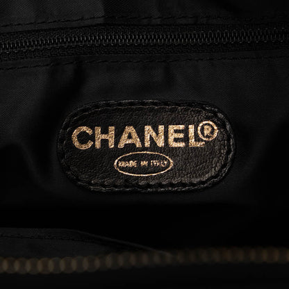 Chanel Caviar Skin Coco Mark Chain Tote Bag