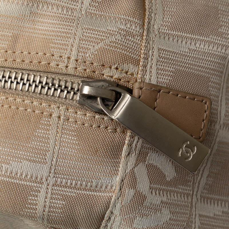 Chanel Canvas Leather New Travel Line Handbag