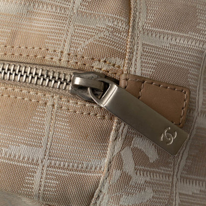 Chanel Canvas Leather New Travel Line Handbag