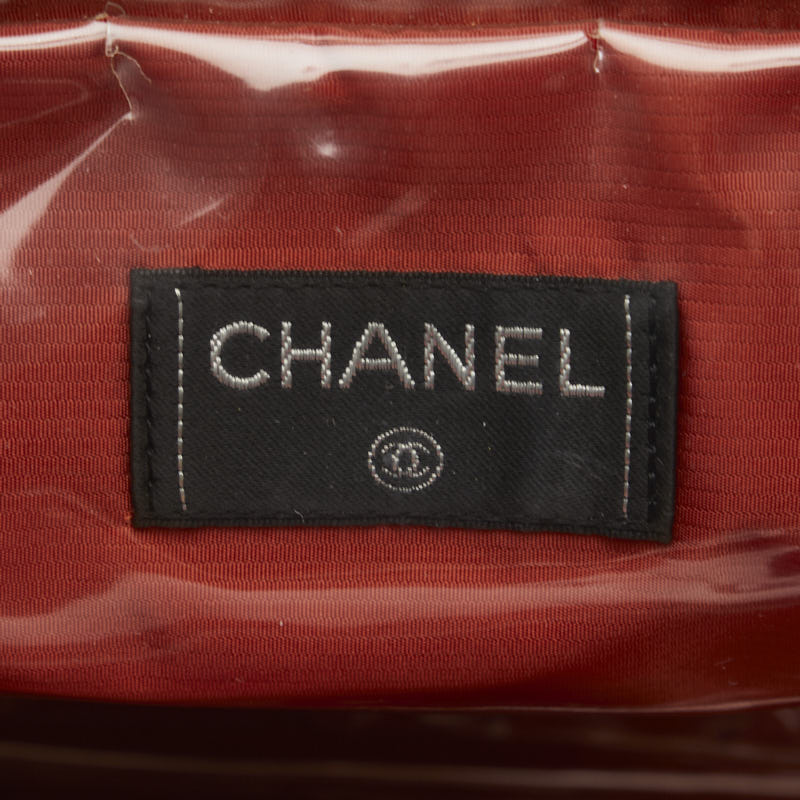 Chanel Nylon Vinyl Travel Line Handbag