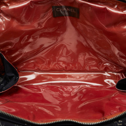 Chanel Nylon Vinyl Travel Line Handbag
