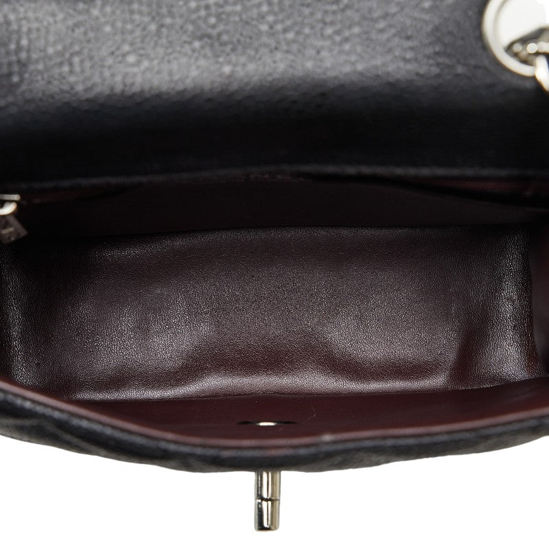 Chanel Caviar Skin Mini Matelasse Chain Shoulder Bag