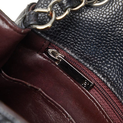 Chanel Caviar Skin Mini Matelasse Chain Shoulder Bag