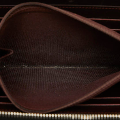 Chanel Caviar Skin Matelasse Coco Mark Round Zipper Long Wallet