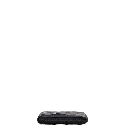 Chanel Cambon Line Lambskin Long Wallet