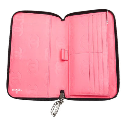 Chanel Cambon Line Lambskin Long Wallet