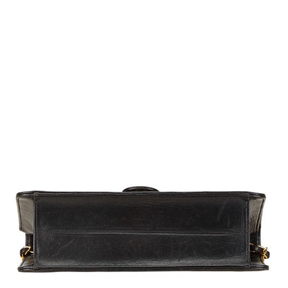 Chanel Matelasse 25 Chain Shoulder Bag Black