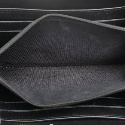 Chanel Matelasse Round Zip Wallet Black