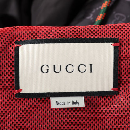 Gucci Cheryline Nylon Jacket 44 Men Black GG  Wind Breaker 618891