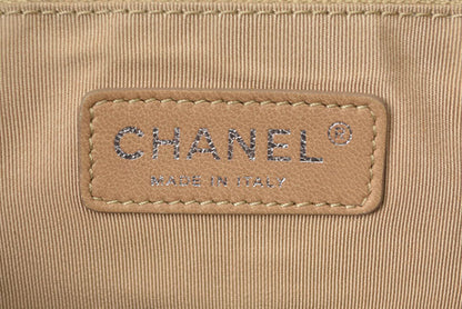 Chanel 2way Leather Tote Bag Chain Coco Mark Quilted