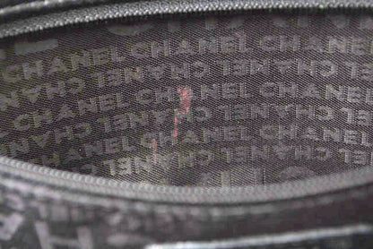 Chanel Patent Leather Tote Bag Vintage Quilted Black