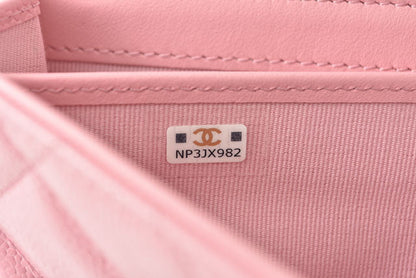 Chanel Caviar Skin Long Wallet Rose Pink in Pristine Condition