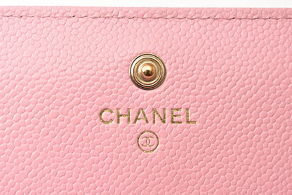 Chanel Caviar Skin Long Wallet Rose Pink in Pristine Condition