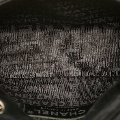 Chanel Satin Leather Chocobar Coco Mark Mirror Lip Mini Chain Shoulder Bag