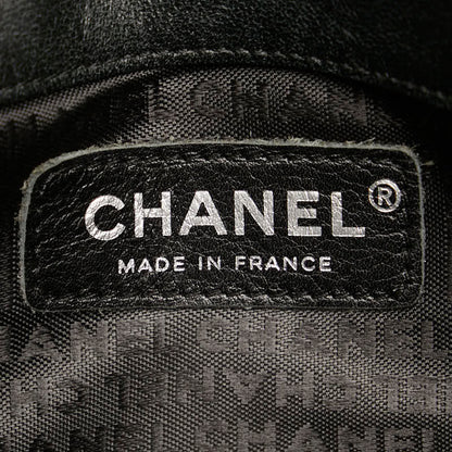 Chanel Satin Leather Chocobar Coco Mark Mirror Lip Mini Chain Shoulder Bag