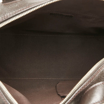 Chanel Caviar Skin Coco Mark Mini Boston Handbag
