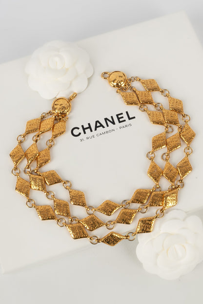 Collier dor Chanel 1990s