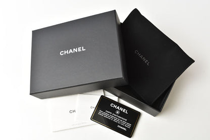 Chanel Caviar Skin Boy Chanel Mini Wallet Off White Gold
