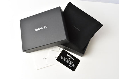 Chanel Caviar Skin Compact Wallet A84401 Black