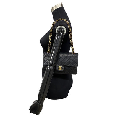 Chanel Small Classic Double Flap Bag  Leather Handbag in New Condition