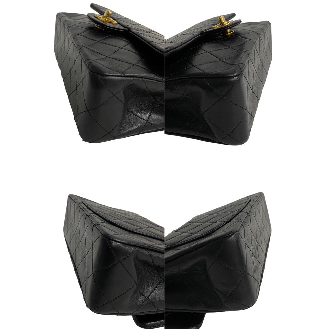Chanel Small Classic Double Flap Bag  Leather Handbag in New Condition