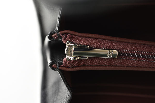 Chanel Caviar Skin Long Wallet Timeless Classic AP0241