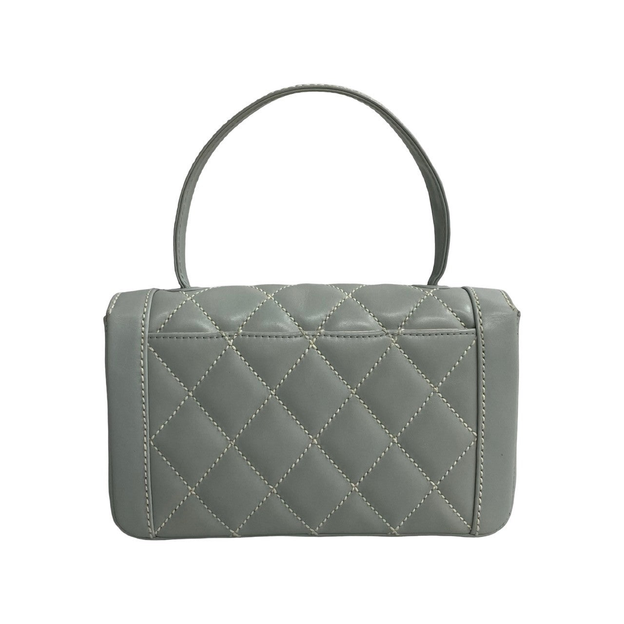 Chanel CC Wild Stitch Top Handle Bag Leather Handbag