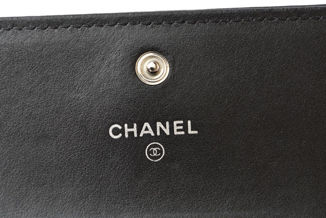 Chanel Camellia Lambskin Long Wallet A82283