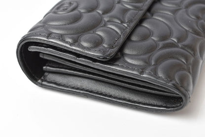 Chanel Camellia Lambskin Long Wallet A82283