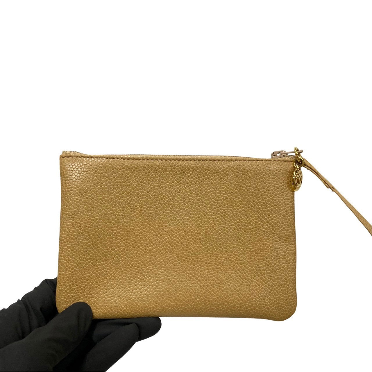 Chanel Triple CC Caviar Bucket Shoulder Bag  Leather Crossbody Bag