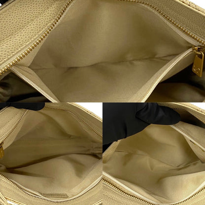 Chanel CC Caviar Shoulder Bag  Leather Shoulder Bag
