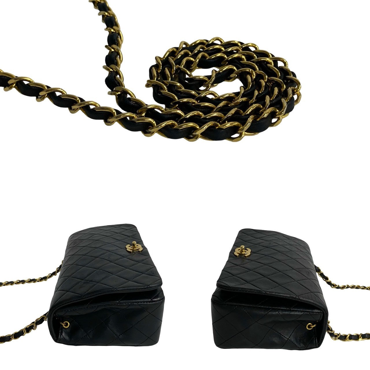 Chanel Matelasse 25 Chain Shoulder Bag Leather Shoulder Bag A01112