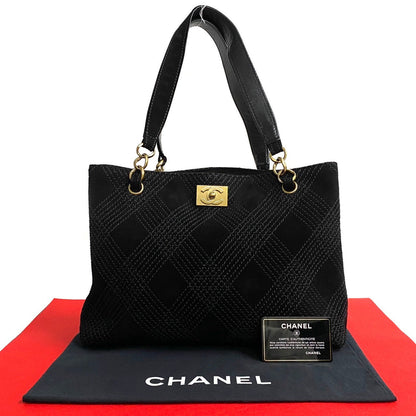 Chanel CC Wild Stitch Tote Bag  Canvas Tote Bag