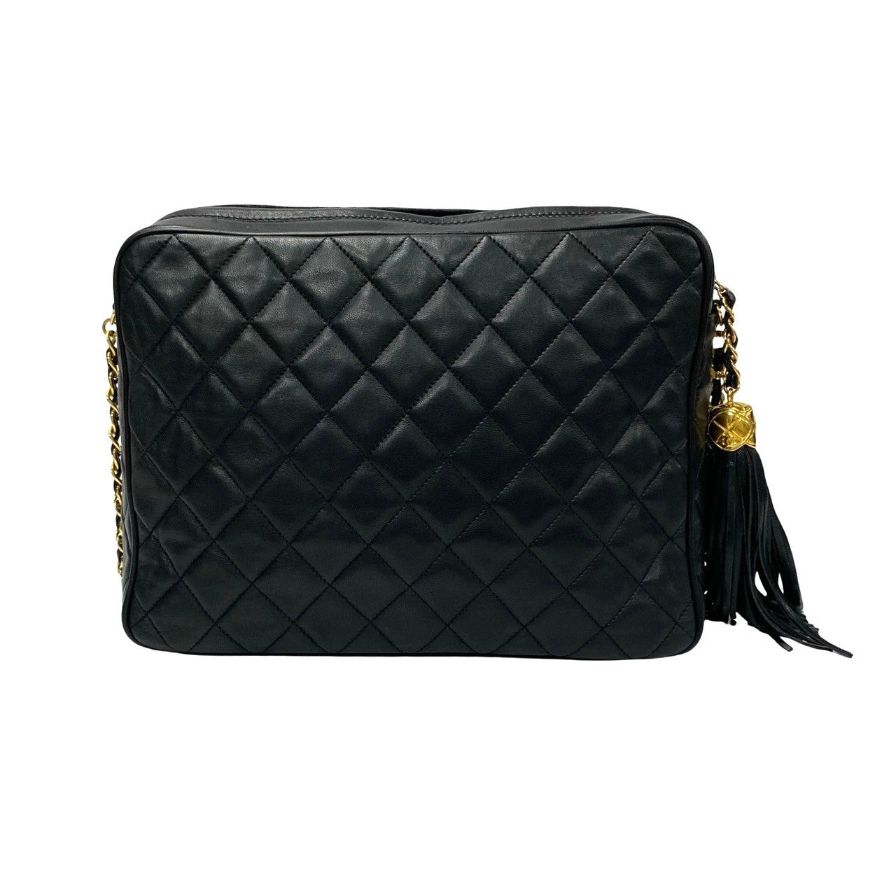 Chanel CC Tassel Camera Bag  Leather Crossbody Bag
