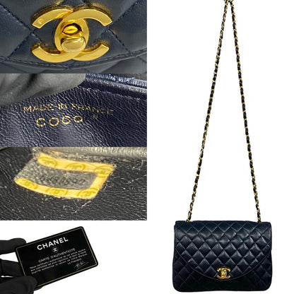 Chanel CC Half Moon Flap Crossbody Bag  Leather Crossbody Bag