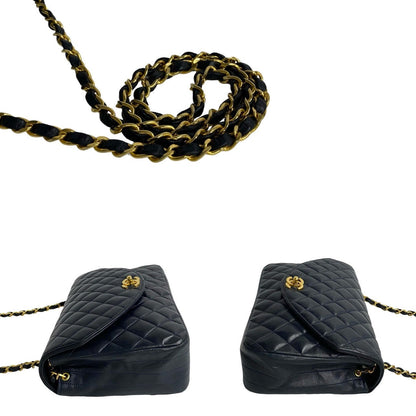 Chanel CC Half Moon Flap Crossbody Bag  Leather Crossbody Bag