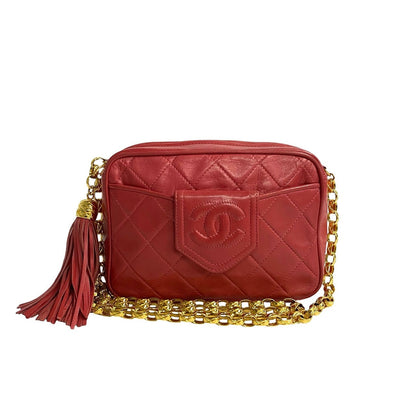 Chanel CC Matelasse Camera Bag  Leather Crossbody Bag