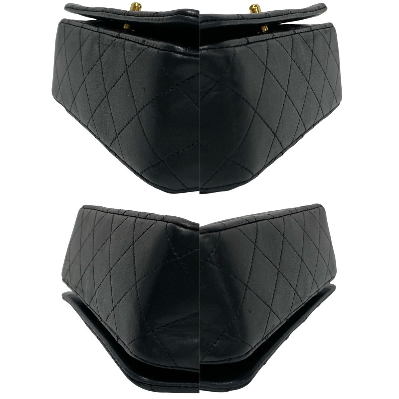 Chanel CC Matelassse Full Flap Crossbody Bag  Leather Crossbody Bag