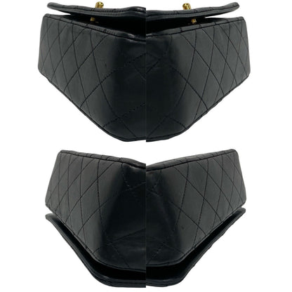 Chanel CC Matelassse Full Flap Crossbody Bag  Leather Crossbody Bag