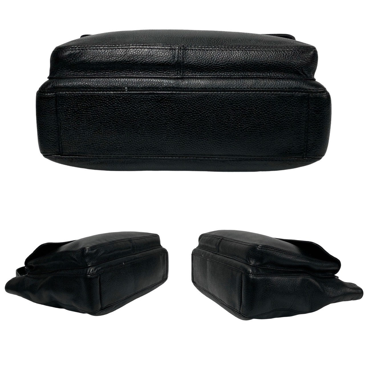 Chanel CC Caviar Shoulder Bag  Leather Shoulder Bag