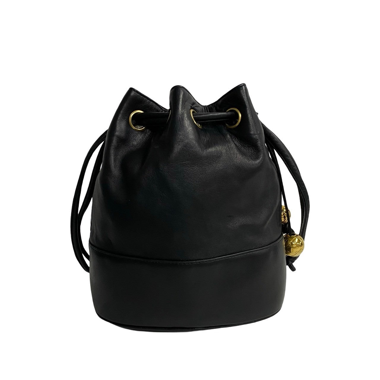 Chanel CC Drawstring Bucket Bag  Leather Crossbody Bag in New Condition
