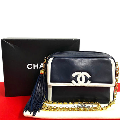 Chanel CC Flap Camera Bag Leather Crossbody Bag