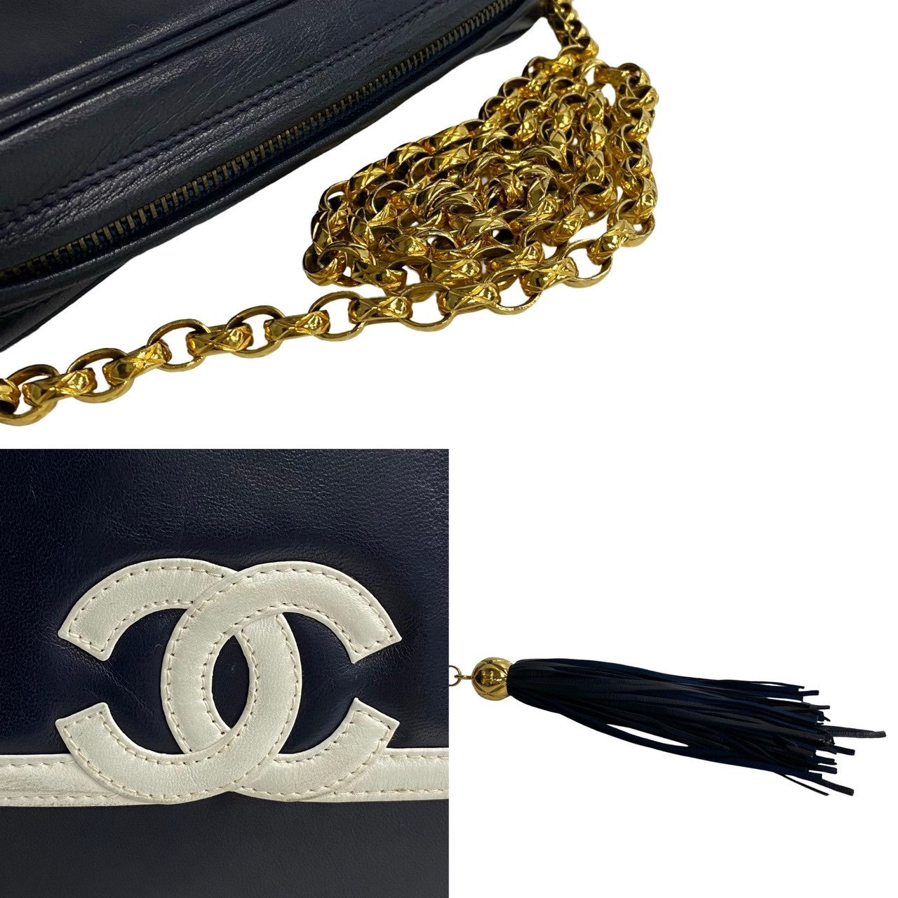 Chanel CC Flap Camera Bag Leather Crossbody Bag