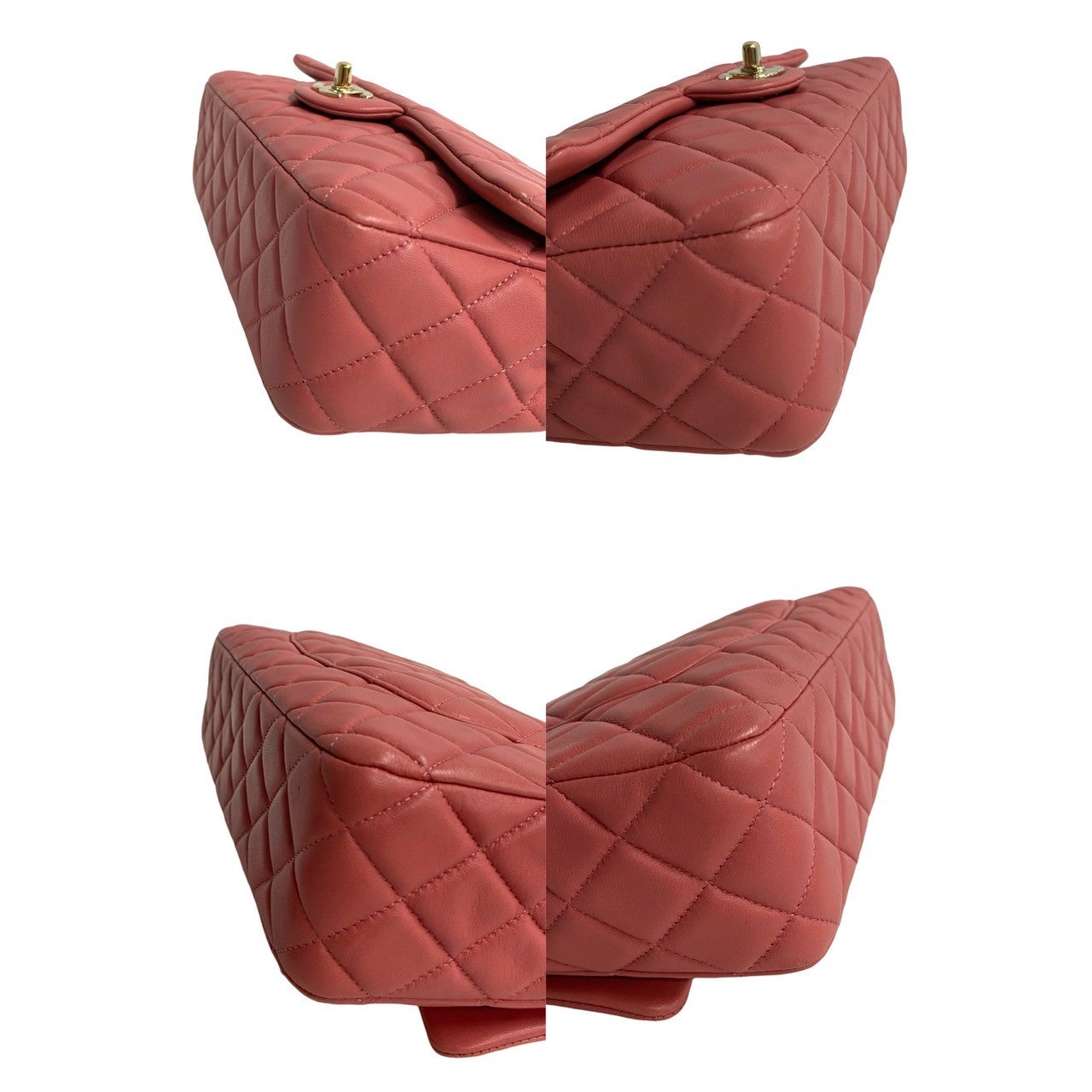 Chanel Medium Classic Single Flap Charm Bag  Leather Crossbody Bag
