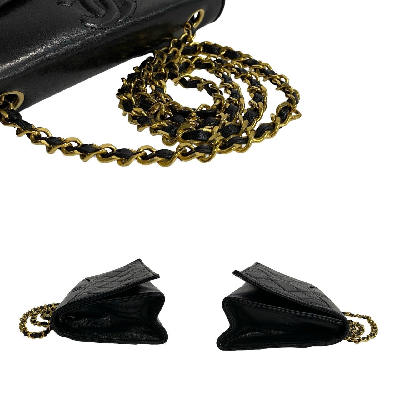 Chanel CC Full Flap Crossbody Bag  Leather Crossbody Bag